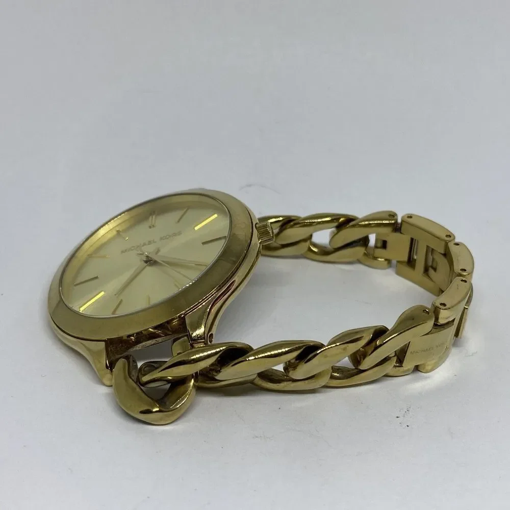 Michael Kors Slim Runway MK3222 Women's Stainless Steel Analog Dial Watch EY186